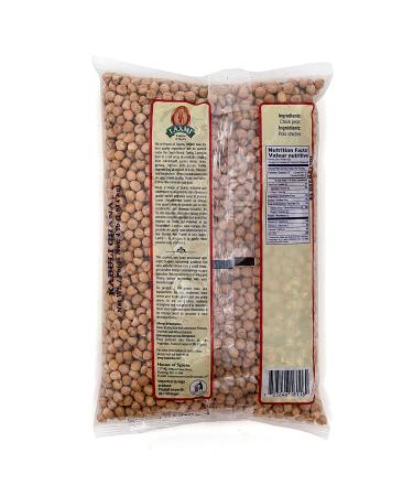 Laxmi Kabuli Chana White Chickpeas - 4 lb Bag - Whole Chana for Cooking and Snacking - Buy Online on GoSupps.com