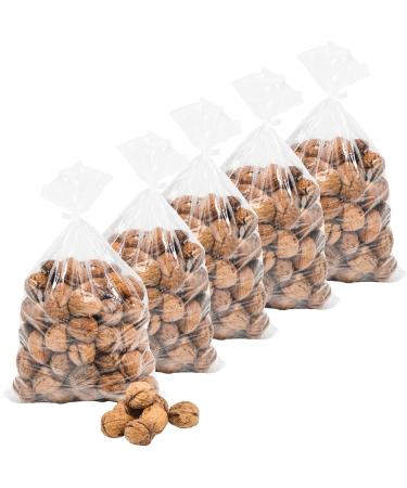 Boomers Gourmet - Fresh walnuts in shell 36mm+ I Walnuts 1kg Premium quality from Chile I New harvest 2023 - 5 kg