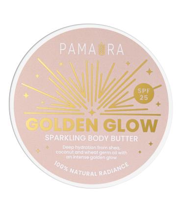 Dilon Ltd Sparkling Body Butter with Wheat Germ Oil and Double Gold Shine SPF25