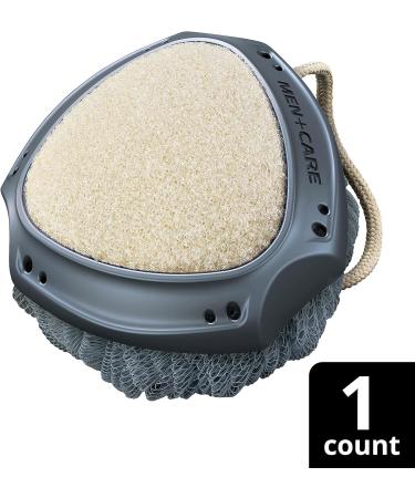 Dove Men + Care Dual Sided Shower Tool for building lather and deep cleansing Active Clean body exfoliator for men 1 count 1 count (Pack of 1) - Buy Online on GoSupps.com