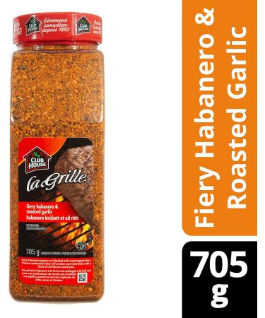 Club House La Grille Grilling Made Easy Fiery Habanero and Roasted Garlic Seasoning 705g - Buy Online on GoSupps.com