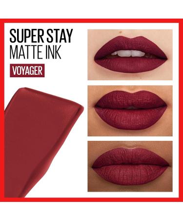 MAYBELLINE - Superstay Matte Ink Un-Nude Liquid Lipstick Voyager - 0.17 floz/5ml Voyager 5 ml (Pack of 1) - Buy Online on GoSupps.com