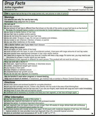 KIRKLAND SIGNATURE Minoxidil for Men 5% Hair Regrowth Treatment 12 Months Supply - Unscented - Buy Online on GoSupps.com