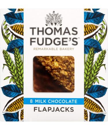 Thomas Fudge's Milk Chocolate Flapjacks 288g - Buy Online on GoSupps.com