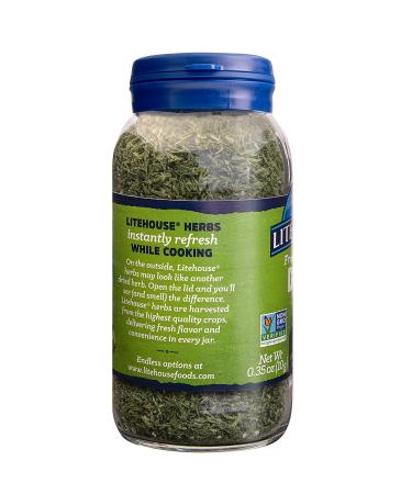 Litehouse Freeze Dried Dill 0.35oz 2-Pack - Premium Quality Dill Seasoning - Buy Online on GoSupps.com