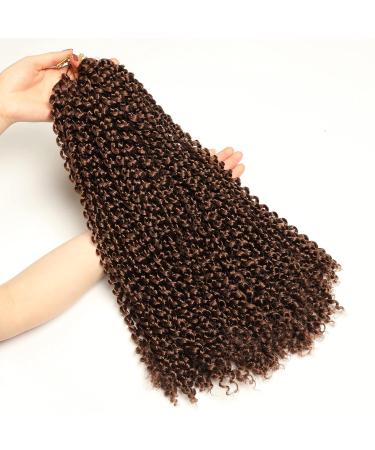 Buy Passion Twist Hair 18-Inch - 7 Packs Water Wave Crochet Extensions for Bohemian Styles | YDDM 30# - Buy Online on GoSupps.com