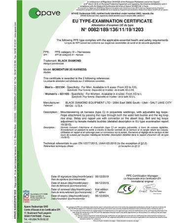 Black Diamond Women's Momentum 3S Rock Climbing Harness - Bordeaux - Size Medium - Buy Online on GoSupps.com