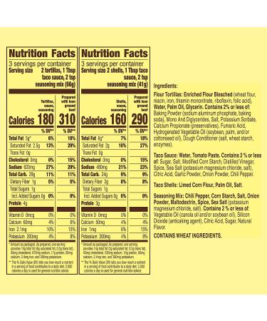 Old El Paso Taco Dinner Kit - 11.4 oz (Hard & Soft) | Authentic Mexican Flavors - Buy Online on GoSupps.com