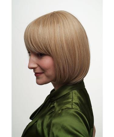 WIG ME UP SA041-27/613: Curved Tip Straight Bob Wig in Dark/Light Blonde Streaks - Perfect for Any Occasion - Buy Online on GoSupps.com