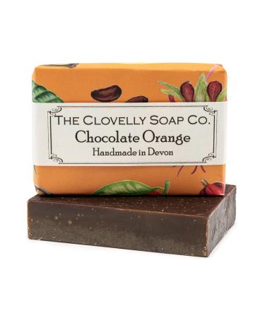 Clovelly Soap Co Handmade Chocolate Orange Natural Soap Bar for all Skin Types 100g