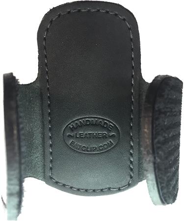 BATCLIP Black: Premium Leather Handmade Stethoscope Holder - Elegant Hip Clip for Easy and Stylish Carrying - Buy Online on GoSupps.com