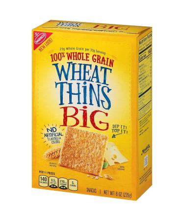 Wheat Thins Big Whole Grain Crackers - 6 Boxes (6-8 oz each) | Pack of 6 - Buy Online on GoSupps.com
