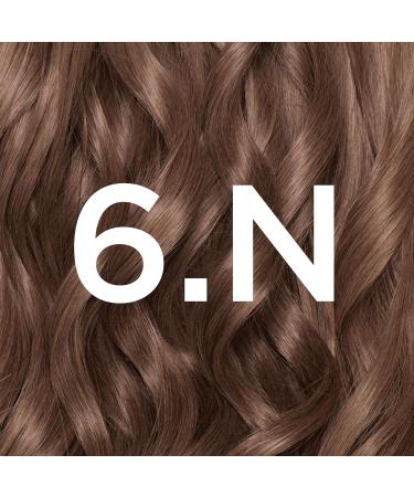 Garnier Nutrisse 6N Nude Light Brown Permanent Hair Dye - Natural-looking Color for All Hair Types - Buy Online on GoSupps.com