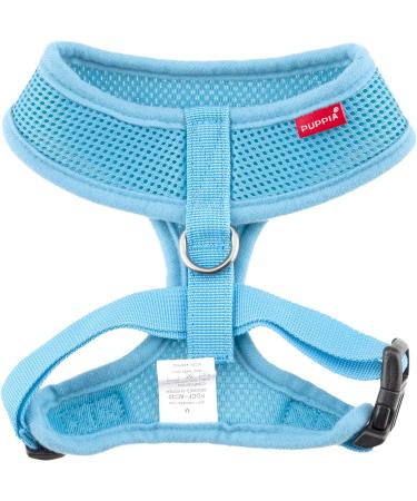 Puppia Dog Harness for Small & Medium Dogs - Soft Multi-Color Puppy Harness & Anti-Tip Dog Dishes in Sky Blue - Buy Online on GoSupps.com