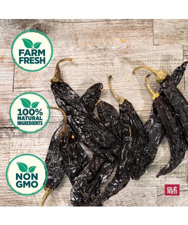 OL RICO Pasilla Dried Peppers 4 Oz. - Authentic Mexican Cuisine Staple - Premium Quality - Resealable Packaging - 4 Ounce Pack - Buy Online on GoSupps.com