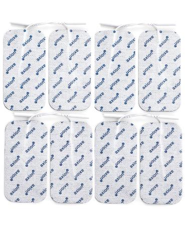 8 electrode pads 10x5cm |Reusable adhesive electrodes for TENS devices & Ems devices 2mm plug |Very good detention - & conductivity |Certified medical device - Axion - Buy Online on GoSupps.com