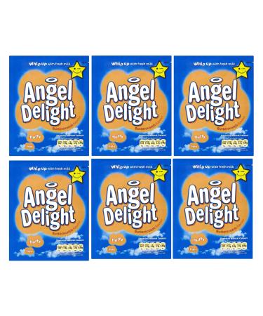 Birds Angel Delight Butterscotch Flavour 6 x 59gm Sachet