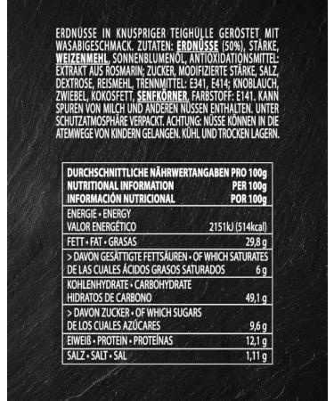 Henderson and Sons N ss Wasabi Nuts - Spicy Roasted Peanuts in Crispy Dough - 125g Bag - International Shipping Available - Buy Online on GoSupps.com