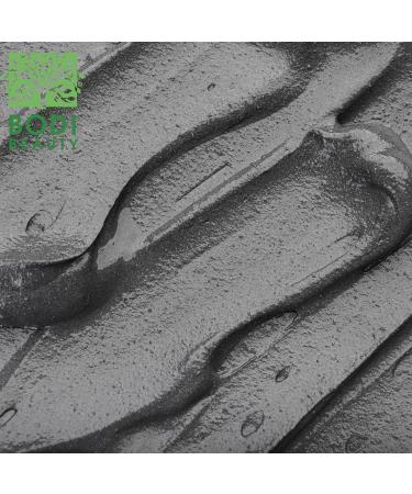  BODI BEAUTY Activated Charcoal Body Scrub 330ml Hyaluronic Acid Niacinamide Vitamin E Green Tea | Refines skin tone intensely nourishes | Fine grain shower & legs/stomach - Buy Online on GoSupps.com