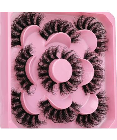 WIWOSEO 20MM Mink Fluffy Dramatic False Eyelashes - 3D Effect, Natural Volume, D Curly Faux Mink - Buy Online on GoSupps.com
