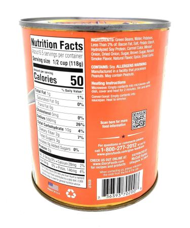 Glory Foods Seasoned Southern Style Green Bean w/Potatoes - 6 Pack (174oz) - Buy Online on GoSupps.com