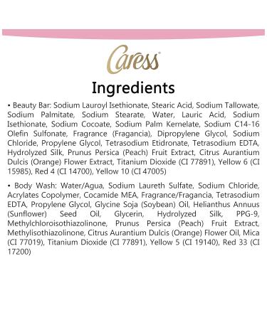 Caress Daily Silk Bar Soap & Hydrating Body Wash Gift 4 count - Buy Online on GoSupps.com