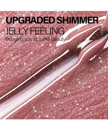 Buy Tomicca UV Nail Polish Glitter - 15ml Dark Pink Gel Varnish & Silver Glitter | Soak Off Manicure - Buy Online on GoSupps.com