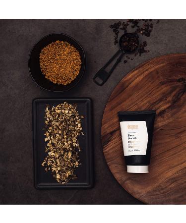 Scotch Porter Men's Exfoliating Face Scrub | Pore Cleanser & Skin Tone Brightener | Non-Toxic, Paraben-Free Formula | Vegan | 4oz - Buy Online on GoSupps.com