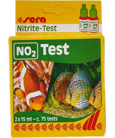 SERA 04410 Nitrite Test - 2 Pack (15ml) | Accurate NO2 Water Testing for Aquariums & Ponds 75 Measurements Sweet & Sea Water - Buy Online on GoSupps.com