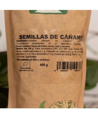 NaturGreen Graines de Chanvre 400g (Organic) - Buy Online on GoSupps.com