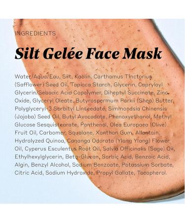 Volition Beauty Detoxifying Silt Gel e Mask - Vegan Squalane & Allantoin | 60ml - Detoxify Smooth & Hydrate - Buy Online on GoSupps.com