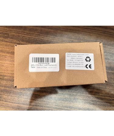 JJWell Men's Blue Light Filter Reading Glasses - 3 Pieces Rectangular Half Metal Anti-Eye Strain UV Protection - Prescription 2.75 Black & Gunmetal - Buy Online on GoSupps.com