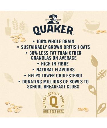 Quaker Honey and Almond Oat Granola 500 g (Pack of 5) - Buy Online on GoSupps.com