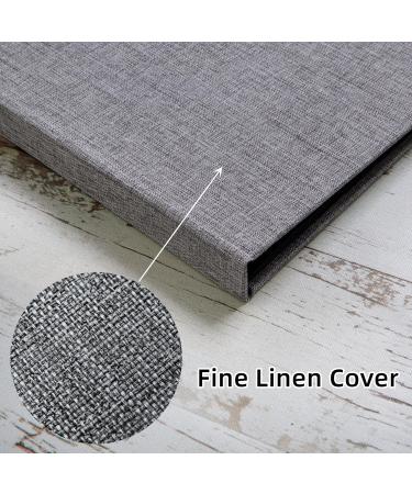 Mublalbum Small Photo Album 4x6 - 2 Pack Linen Cover Mini Brag Book for 52 Vertical Photos - Gray - Buy Online on GoSupps.com