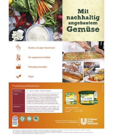 Knorr Clear Soup Vegetable - 5kg Pack | Purely Vegetable Instant Soup for International Shipping - Buy Online on GoSupps.com