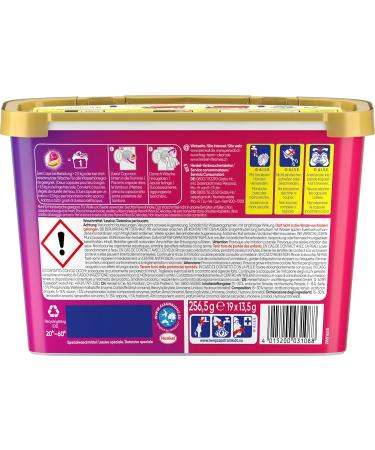 Perwoll Renew Caps Color & Fiber Care - All-in-1 Detergent for 19 Washloads - Gentle Cleaning & Refreshment - Buy Online on GoSupps.com