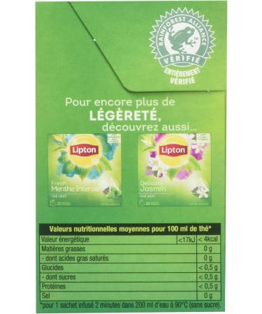 Lipton Green Tea Mandarin Orange 20 Sachets 36g - Pack of 3 - Buy Online on GoSupps.com