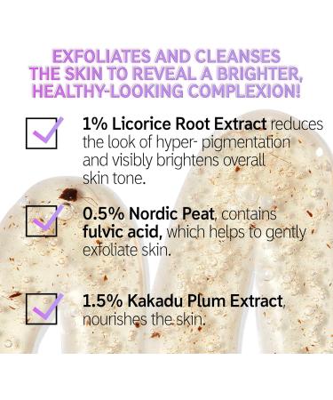 The INKEY List Nettoyant claircissant l'acide fulvique claircit la peau et limine en douceur le maquillage 50 ml Sans parfum 50 ml (Lot de 1) - Buy Online on GoSupps.com