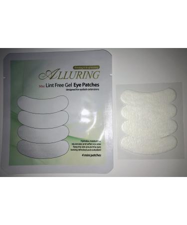 Alluring Mini Under Gel Eye Pads Lint Free for Eyelash Extensions (QTY:100 pairs (50 pouches))