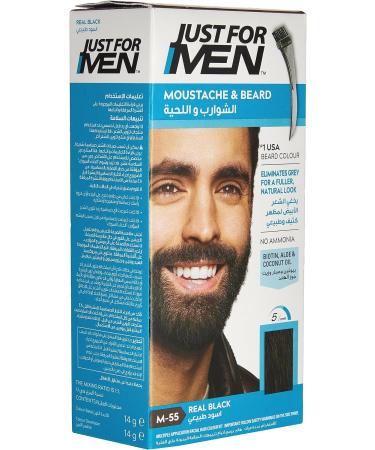 Just for Men M55 Real Black Moustache & Beard Dye - 1 Count - Buy Online on GoSupps.com