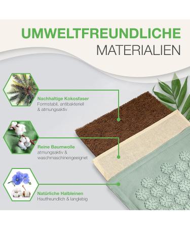 Backlaxx Acupressure Mat for Feet - Ultimate Foot Reflexology & Massage Mat for Back Neck & Shoulders - Relax with Nail Board & Fastening Tape - International Shipping Available - Buy Online on GoSupps.com