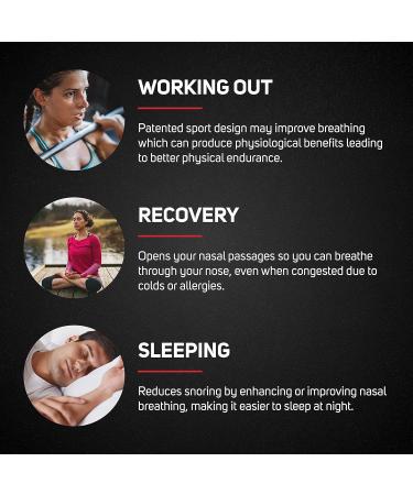 Clear Passage Performance Nasal Strips - 28 Count Large/XL Pack - Improve Breathing & Athletic Performance - Instant Congestion Relief for Athletes - Reduce Snoring - Sports Nasal Dilators - Buy Online on GoSupps.com