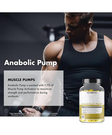 Anabolic Pump - Advanced Formula for Maximum Muscle Pumps & Nutrient Delivery | 90 Capsules - International Shipping Available - Buy Online on GoSupps.com