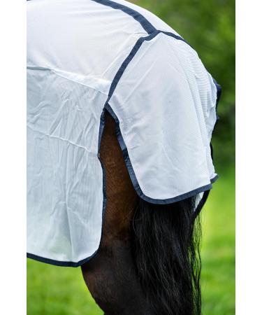 HKM Fly Rug Lyon with Neck Part - 1200 White | 125 cm | International Shipping Available - Buy Online on GoSupps.com