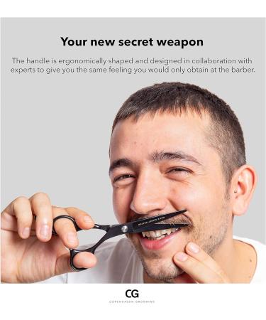 Copenhagen Grooming Beard Scissors - Men's Beard and Mustache Grooming Scissors - Buy Online on GoSupps.com