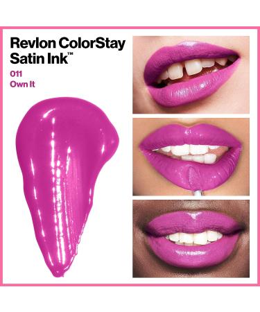 Revlon ColorStay Satin Ink Liquid Lipstick in Own It - 0.17 Fl Oz (Pack of 1) - Buy Online on GoSupps.com