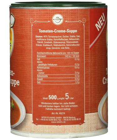 Tellofix Tomato Cream Soup - Authentic 500g Pack | International Shipping Available - Buy Online on GoSupps.com