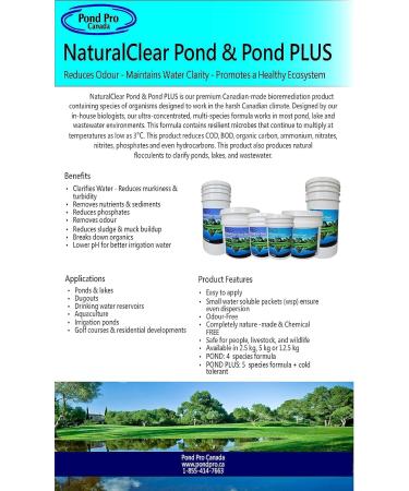 Pond Pro NaturalClear Pond Clarifier 2.5kg (5.5 lb) - Buy Online on GoSupps.com