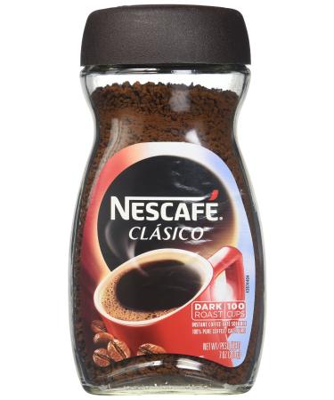 Nescafé Clasico Pure Instant Coffee Dark Roast 7 oz (200 g)