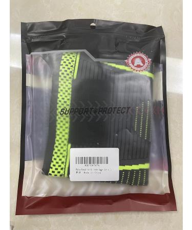 Ruilala Adjustable Knee Support Bandage for Men & Women Compression Knee Brace for Arthritis ACL Meniscus Tears Ideal for Sports & Weightlifting (Green L) - Buy Online on GoSupps.com